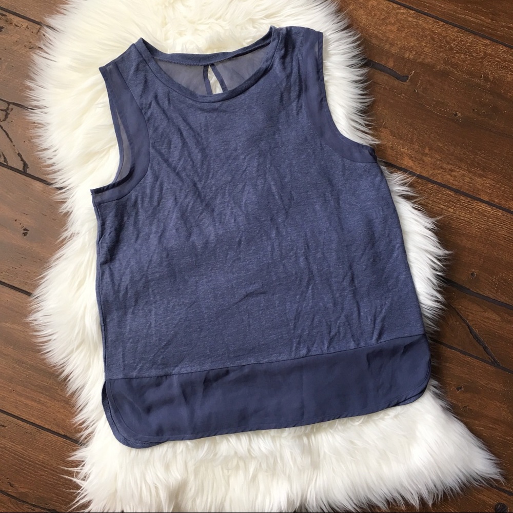 NWOT Mixed Media Banana Republic Tank